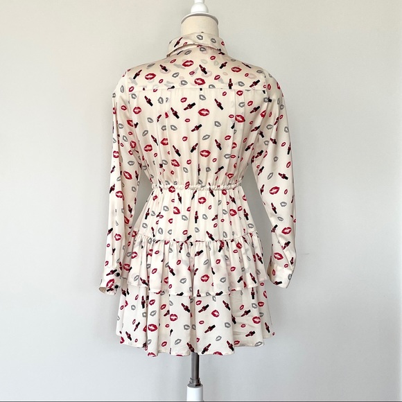 Red Lips & Lip Sticks Layer Dress - Picture 2 of 3